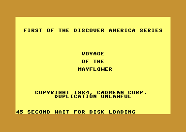 Voyage of the Mayflower