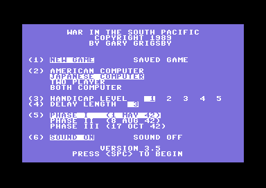 War in the South Pacific