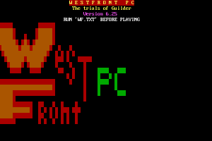 Westfront PC: The Trials of Guilder