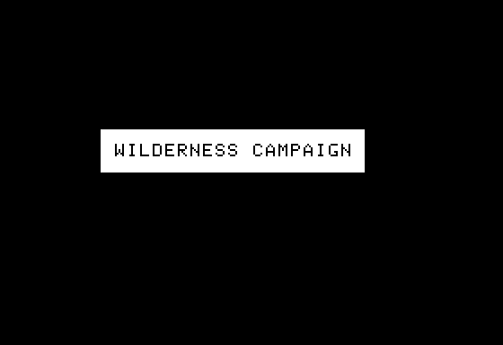 Wilderness Campaign