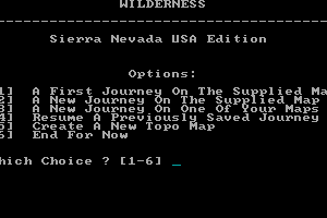 Wilderness: A Survival Adventure