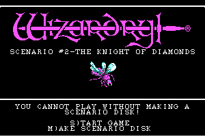 Wizardry: Knight of Diamonds - The Second Scenario