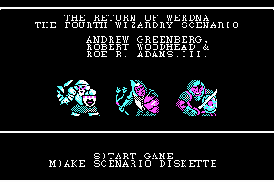 Wizardry: The Return of Werdna - The Fourth Scenario