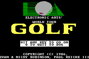World Tour Golf