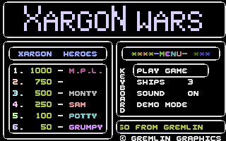 Xargon Wars