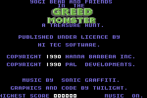 Yogi Bear & Friends in the Greed Monster: A Treasure Hunt