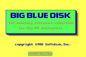 Big Blue Disk #19