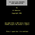 Big Blue Disk #1