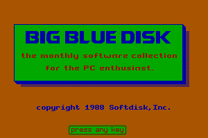 Big Blue Disk #20
