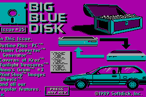 Big Blue Disk #35