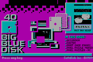 Big Blue Disk #40