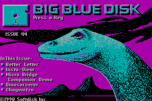 Big Blue Disk #44
