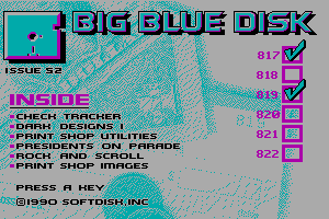 Big Blue Disk #52
