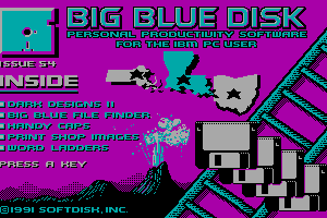 Big Blue Disk #54