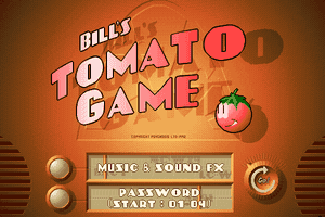 Bill’s Tomato Game
