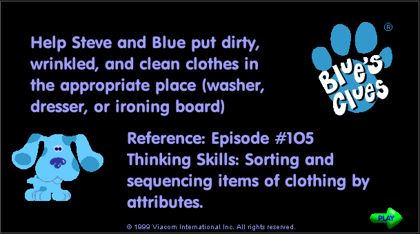 Blue’s Clues: Laundry Time