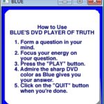 Blue’s DVD Player Of Truth