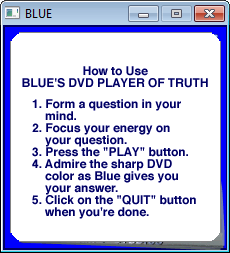 Blue's DVD Player Of Truth