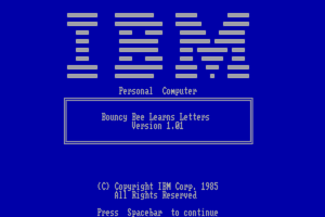 Bouncy Bee Learns Letters