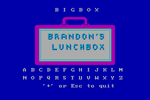 Brandon’s Big Lunchbox