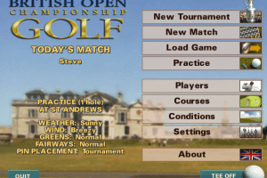 British Open Championship Golf