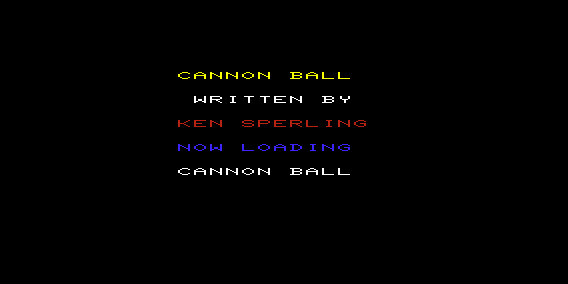 Cannon Ball
