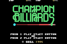 Champion Billiards