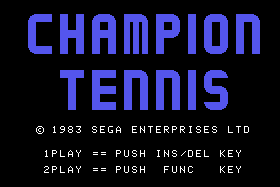 Champion Tennis