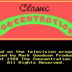Classic Concentration