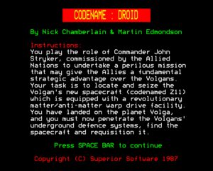 Codename Droid: Stryker’s Run – Part 2