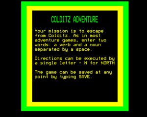 Colditz Adventure