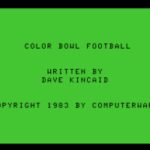 Color Bowl Football