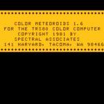 Color Meteoroids