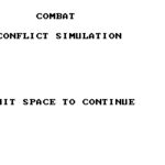 Combat: Conflict Simulation