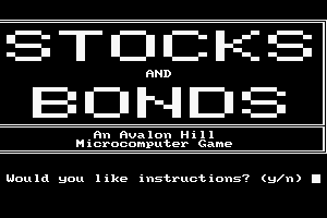 Computer Stocks & Bonds
