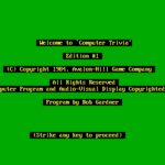 Computer Trivia