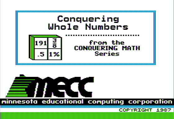 Conquering Whole Numbers