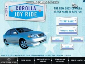 Corolla Joy Ride