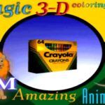 Crayola Magic 3D Colouring Book: Amazing Animals