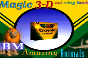 Crayola Magic 3D Colouring Book: Amazing Animals