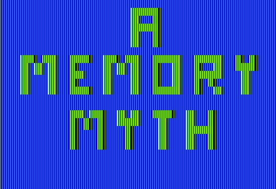 A Memory Myth
