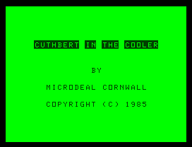 Cuthbert in the Cooler