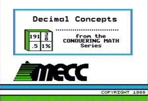 Decimal Concepts