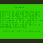 Defense