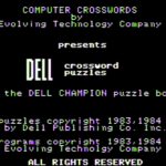 Dell Crossword Puzzles