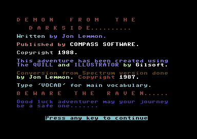 Demon from the Darkside