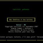 Des Chiffres et des Lettres