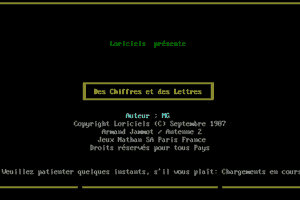 Des Chiffres et des Lettres