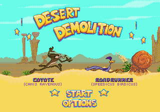 Desert Demolition Starring Road Runner and Wile E. Coyote