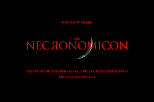 Digital Pinball: Necronomicon